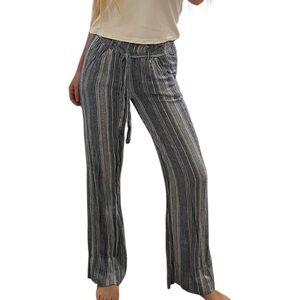 Striped blue Women's Pants